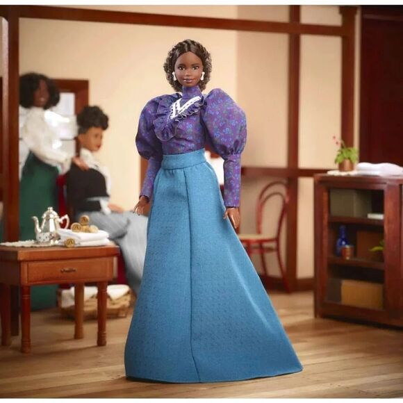 NWT Madam C.J. Walker Inspiring Women Barbie Doll, NIB NRFB - Picture 1 of 11